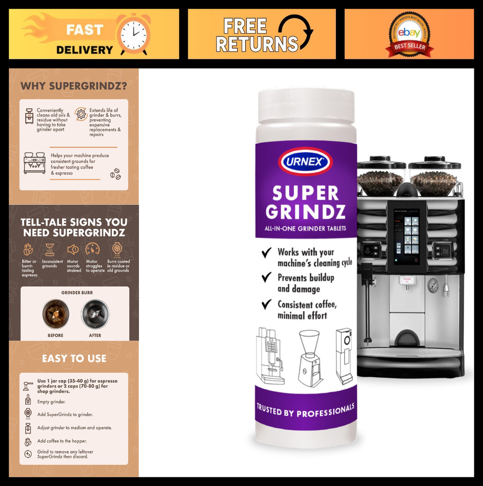 Grinder Cleaning Tablets, 11.6 oz – Super Effective Coffee Grinder Maintenance
