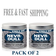 Eagle One Car Polish, Nevr-Dull Wadding Metal Polish, 5 Oz