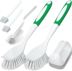 Dish Brush Cleaning Brush Set for Cleaning Groove Gap,Green | Dish Brush Set Cle