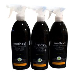 3 Pack Method Daily Granite, Marble, Stone Cleaner, Orange Tangerine 28 oz each