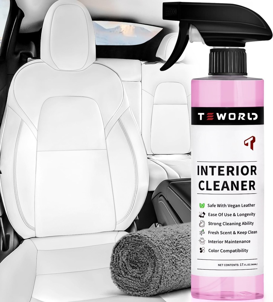 Biodegradable Tesla Seat Cleaner for Vegan Leather – Interior Accessories 2025