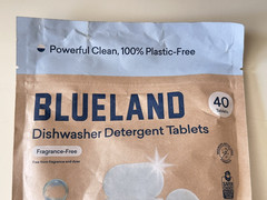 2 LOTS BLUELAND Powder Dishwasher Soap Detergent 14.2 oz + 9.5 oz Fragrance Free
