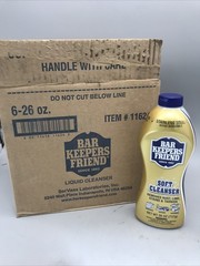 6 Pack Bar Keepers Friend 26 oz. Soft Cleanser All Purpose Cleaner Brand New