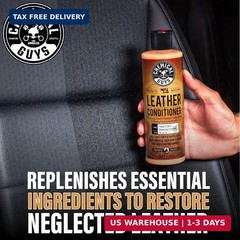 Chemical Guys, Leather Cleaner & Conditioner Kit, Travel Size, 2 x 4 oz | Two-st