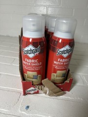 Scotchgard Fabric Upholstery Water Shield Protector Aerosol 10 oz Pack of TWO