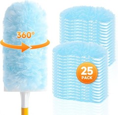 25 Count Duster Refills Compatible W/ Swiffer Dusters Cleaning Disposable Duster