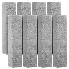 Pumice Stone Toilet Bowl Cleaner Hard Water Stain Remover 8 Pack Scouring Bars