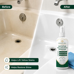 Bathtub Yellow Stain Remover Spray For Cleaner Looking Bathroom Surfaces