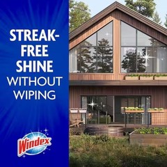 Windex (32 fl. oz). Blue Bottle Outdoor Glass Cleaner Sprayer Streak-free shine