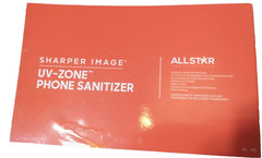 Sharper Image UV-Zone Phone Sanitizer Disinfect Grannycore A55