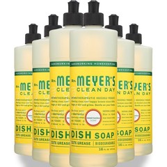 Mrs. Meyers Honeysuckle Mrs Clean Day Dish Soap 16 Oz 6 Pack