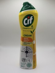 Cif Lemon Cream Cleaner 23.28 oz Tough Dirt Remover, Multi-Surface Shine