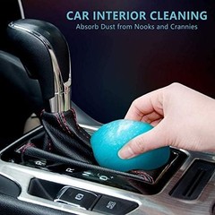 Car Cleaning Gel Putty Vent Dust Remover Reusable Interior Detail Tool Blue