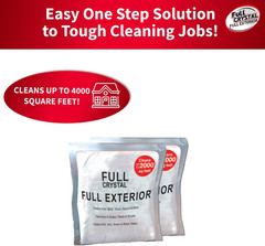 Full Exterior Refill Kit – Crystal Powder Outdoor Cleaner Packets, 16 Oz, Each 4