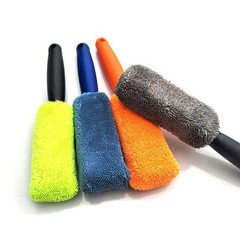 Car Wheel Cleaning Brush Wheel Rim Brush Microfiber For Vehicle Maintenance OXLQ