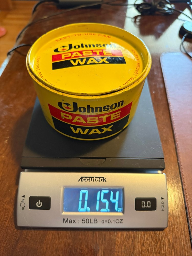 SC Johnson Paste Wax Original Formula Discontinued, 15 oz. Remaining