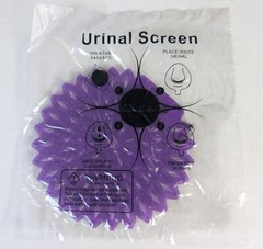 3 Pcs Purple Bathroom Urinal Deodorizing Toilet Scented Freshener Mat Filters