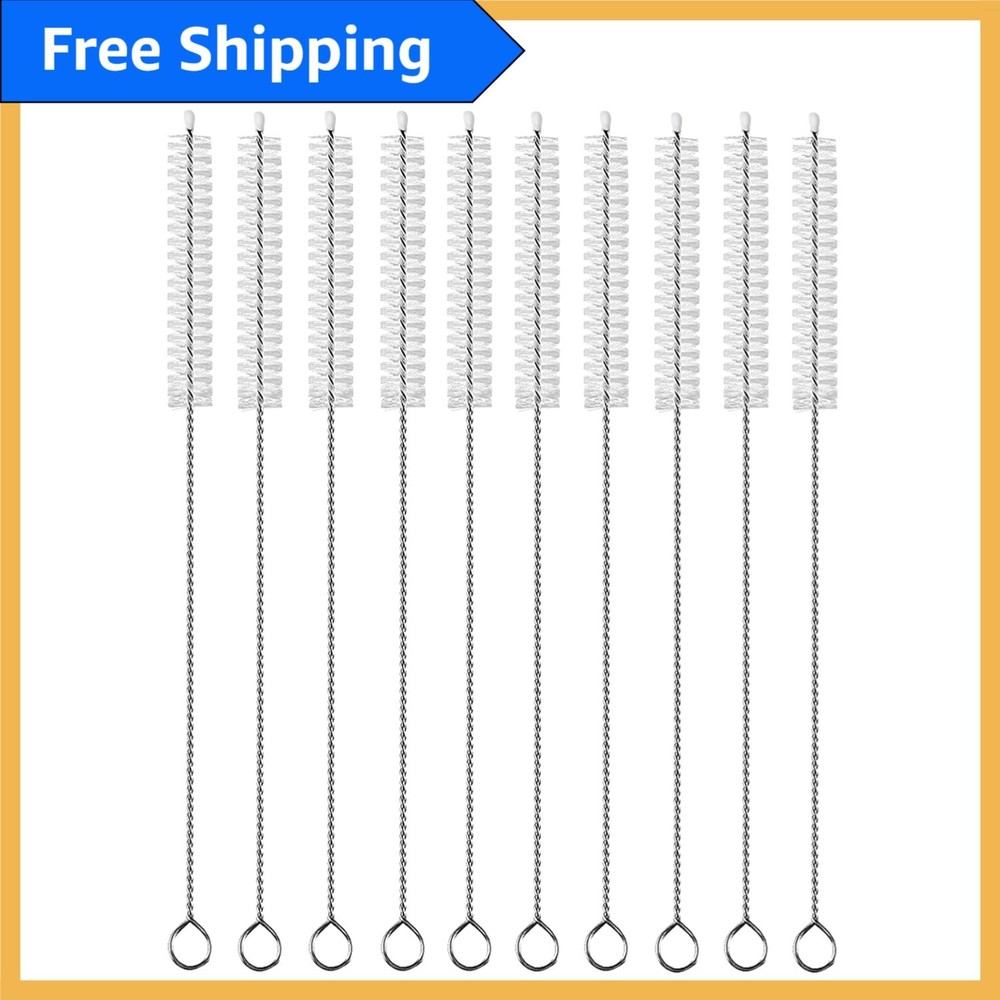 Multi-Purpose 12-Inch Straw Cleaner Brush Set for Bottles & Hummingbird Feeders