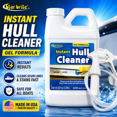 STAR BRITE Instant Hull Cleaner – Gel Spray Formula Clings to Vertical Surfaces