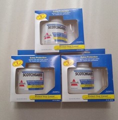 Lot of 3 Scotchguard 3M Protector Carpet Cleaner 8 Fl Oz/Each Bissell Machines