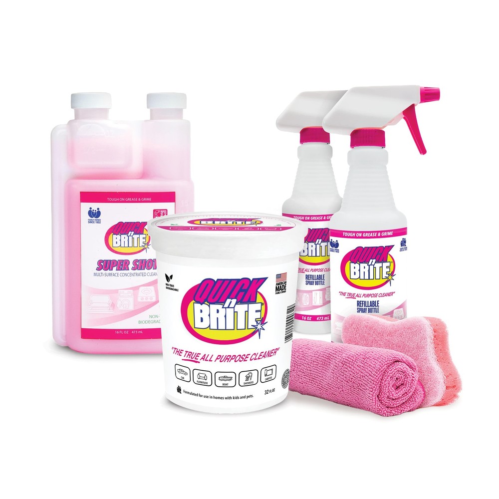 Ultimate Cleaning Kit – Includes 32oz Paste, 16oz Super Shot, 2 Refillable Sp…
