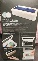 NEW Keysmart CleanTray Charger + UV Light Sterilization Case UV-C Kills 99.9%