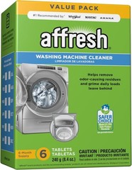 Affresh Washer Machine Cleaner, For Whirlpool, Maytag & amana, 6-Tablets, 8.4 oz