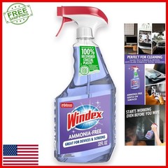 Windex Ammonia Free Glass Cleaner Spray 32 Fl Oz Crystal Rain Scent