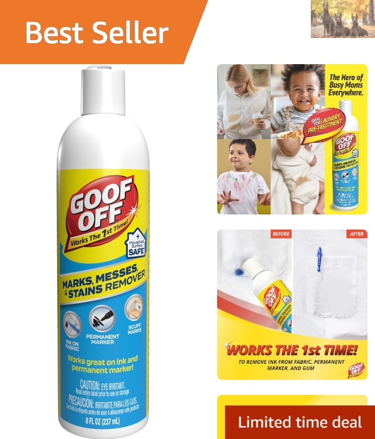 8 oz. Heavy-Duty Stain Remover – Effortlessly Eliminate Tough Marks & Spots