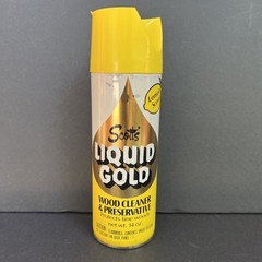 Rare Vintage Scott’s Liquid Gold 14 oz Lemon Scent Wood Cleaner Prop Full Can