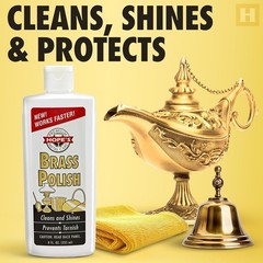 8 oz Brass Polish Cleaner – Effortless Tarnish Removal for Instruments & Metals