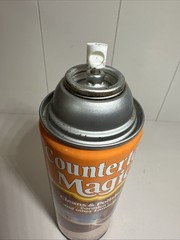 Vtg NOS New COUNTERTOP MAGIC 13 Oz Original Aerosol Spray Formica Laminate Full