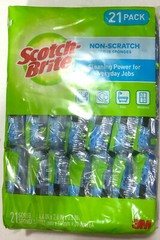 Scotch-Brite Non-Scratch Scrub Sponges 21 Wrapped Sponges, 21 Individual Spongs