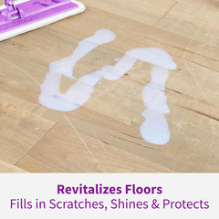 Wood Floor Restorer & Polish – Easy Mop Application, Satin Finish, 128 Oz