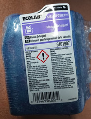EcoLab 6101907 Smart Power Manual Detergent (3/Case) 2 LB Each
