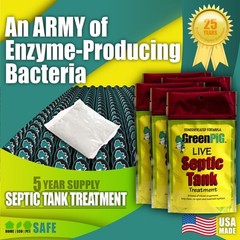 Septic Tank Treatment Packets – Prevent Clogs & Odors
