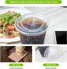 KARAT EARTH [1,000 ct – 10 oz Compostable PLA Plastic Cups, BPI Certified Disp