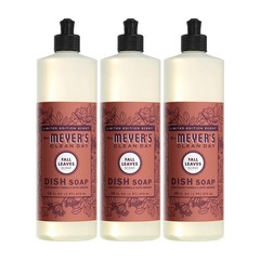 Mrs. MEYERS CLEAN DAY Dish Soap, Fall Leaves Scent, 16 fl oz Pack of 3