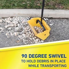 Quickie 495 Jumbo Debris Dustpan with Handle