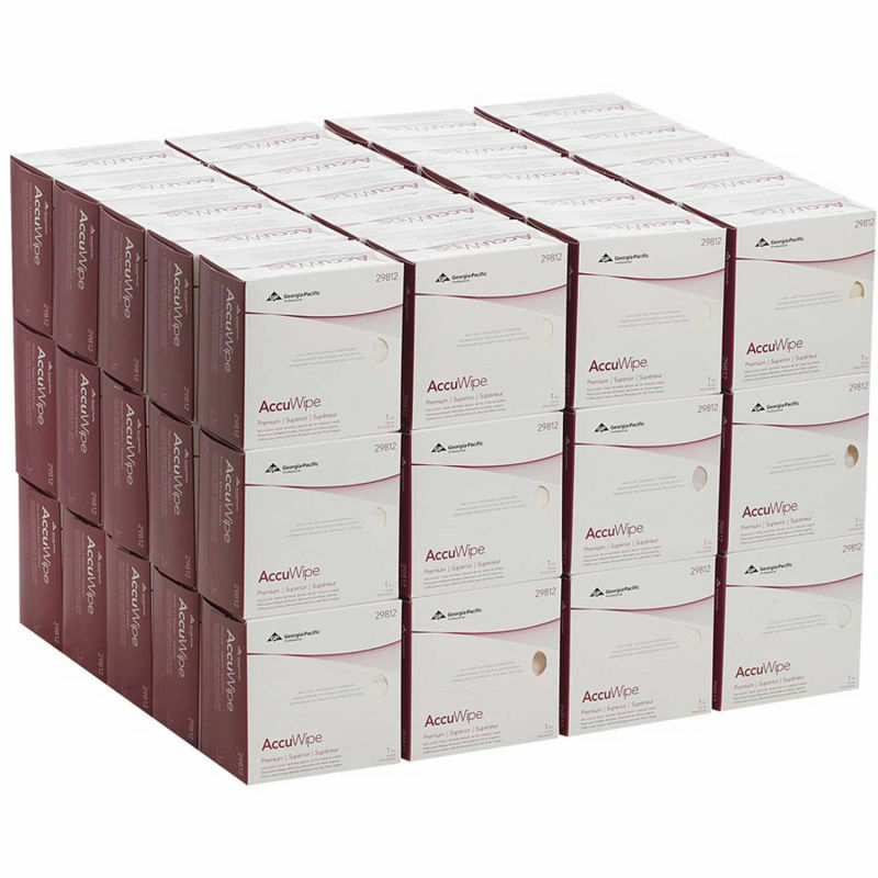 GP AccuWipe White Premium 1-ply Delicate Task Wipers, 280 Sheets/Box, 60 Boxes!