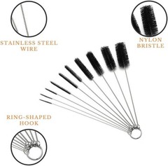 Waloo Non-Scratch Multi-Functional Cleaning Brush Set for Drinkware and Straws