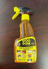 GOO GONE Original ADHESIVE Glue Gum Remover ~ Fresh Citrus & Surface Safe 12Oz