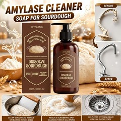 Dough Cleaner Soap for Sourdough, Enzyme Powered Dissolve Cleaning for Kitchen