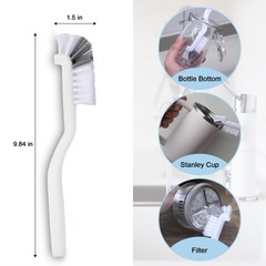 9 Pack Crevice Cleaning Brush Set, Hard Bristle Detail Brush Set for Deep Cle…