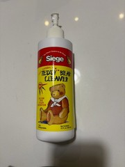 Siege Plush Toy Stain Remover Cleaner Spray Bottle 12oz. Mostly Full,Missing Cap