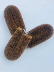 Eco Friendly Handmade Floor Vanity tile cleaning Brown Coconut Fiber Brush