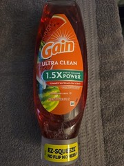 GAIN Summer Watermelon Ultra Clean Dishwashing Liquid EZ-Squeeze 24.3 Oz (K66)