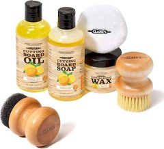 Food Grade Cutting Board Full Care Kit Orange Lemon Scent – 6 Pack