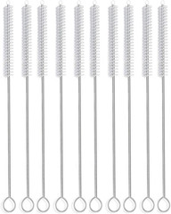 10 Pack 12″ Extra Long Straw Cleaning Brushes 0.4″ Nylon Bristle Tumbler Tube Cl