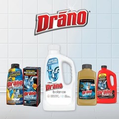 Non-Corrosive Drain Cleaner Gel Unclogs Pipes Fast Odor Removal Safe All Drains